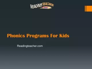 Phonics Programs For Kids - Readingteacher.com