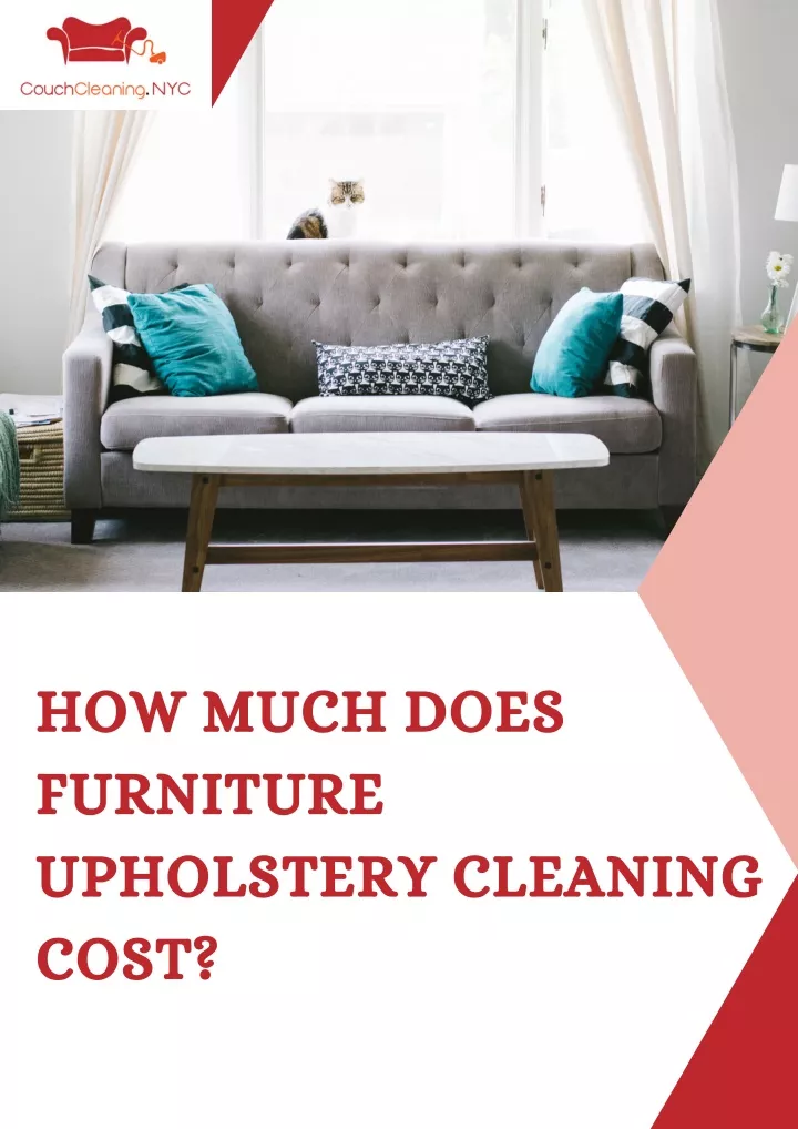 how much does furniture upholstery cleaning cost