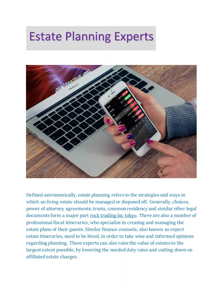 estate planning experts