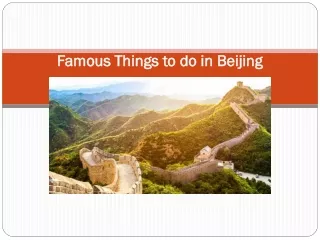 famous things to do in beijing