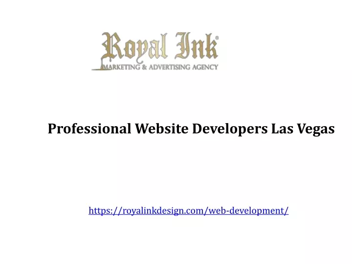 professional website developers las vegas