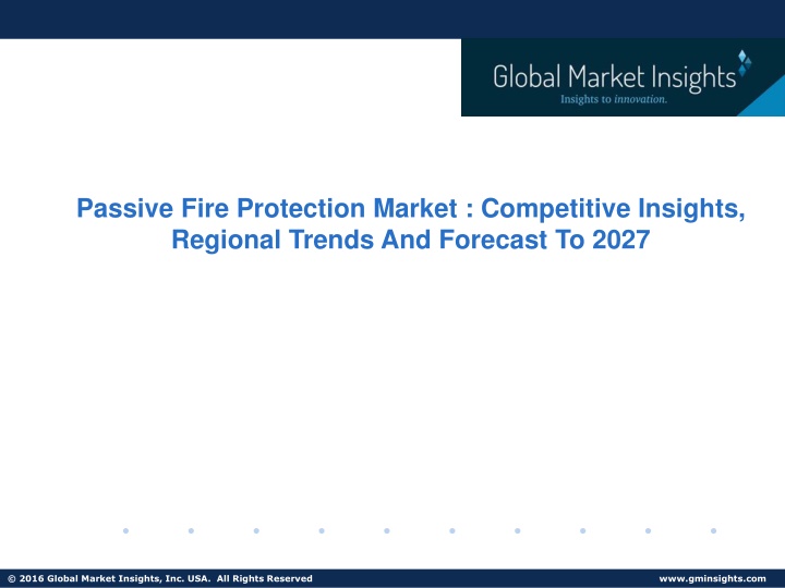 passive fire protection market competitive