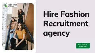 Hire Fashion Recruitment agency