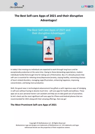 the best self care apps of 2021 and their