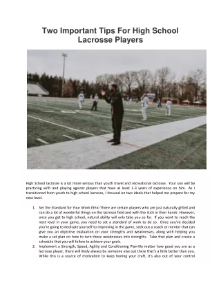 Two Important Tips For High School Lacrosse Players-converted