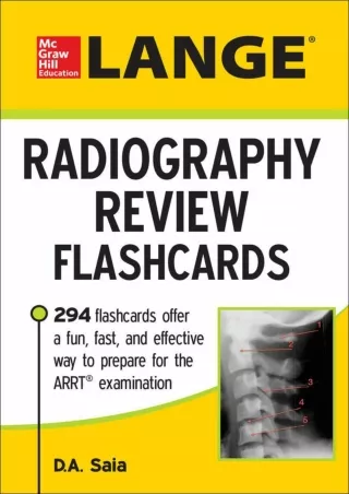 EPUB LANGE Radiography Review Flashcards