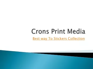 Crons Digital Media