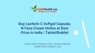 Buy Lacferin C Softgel Capsule, N Face Cream Online at Best Price in India | Tab