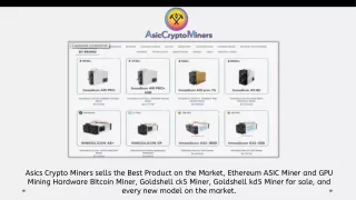 asics crypto miners sells the best product