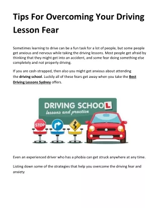 Best Driving Lessons Sydney