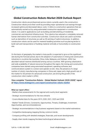 global construction robots market