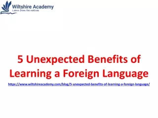 5 Unexpected Benefits of Learning a Foreign Language
