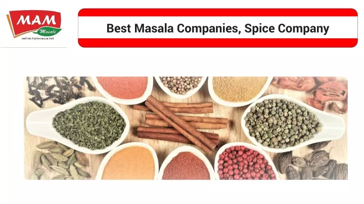 best masala companies spice company