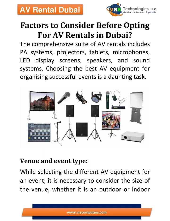 av rental dubai