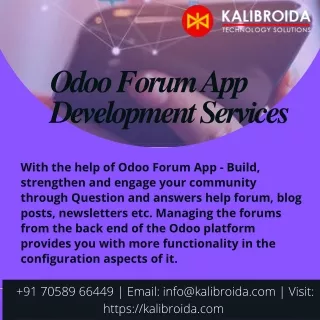 odoo forum app development services