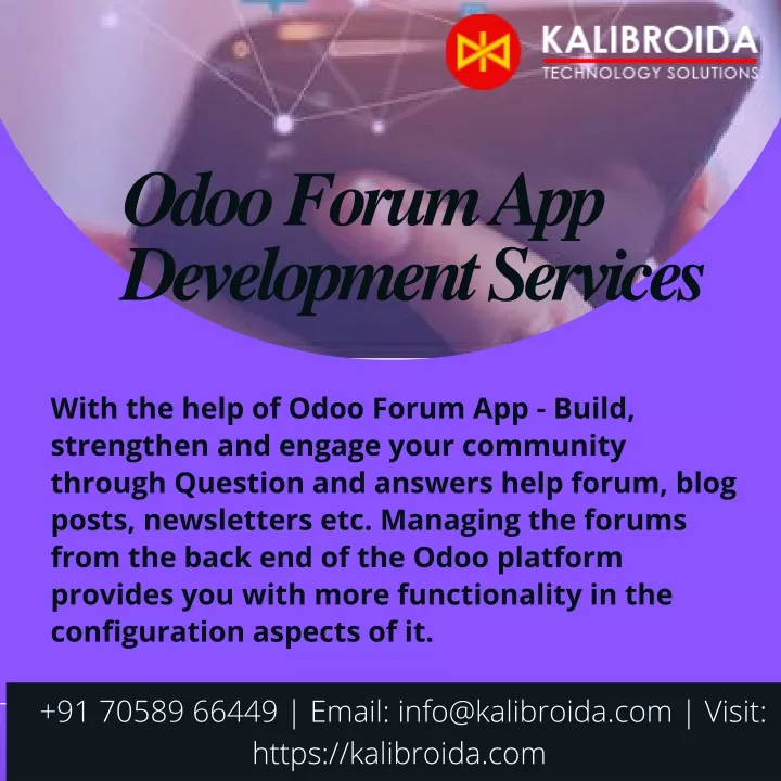 odoo forum app development services