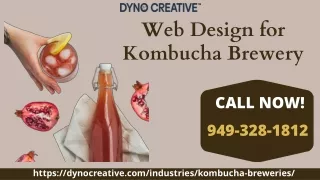 Get Innovative Web Design for Kombucha Brewery | Dyno Creative