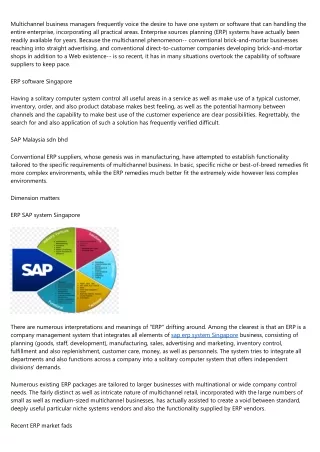 multichannel business managers frequently voice