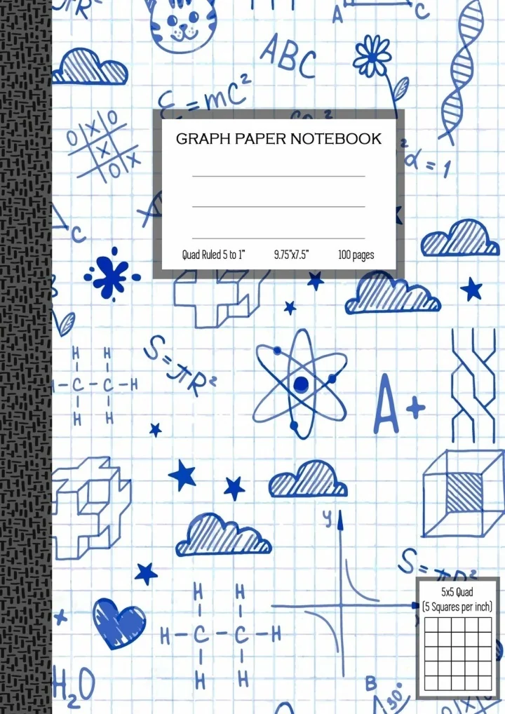 PPT - READ Graph Paper Notebook Quad Ruled 5 squares per inch Math and ...