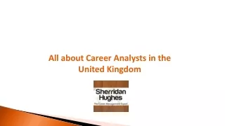 All about Career Analysts in the United Kingdom