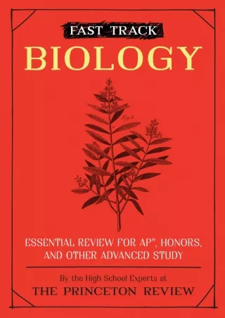 EBOOK Fast Track Biology Essential Review for AP Honors and Other Advanced