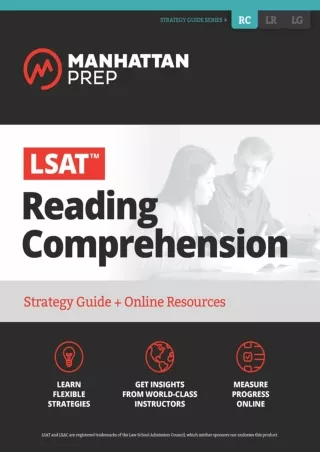 DOWNLOAD LSAT Reading Comprehension Strategy Guide  Online Tracker Manhattan