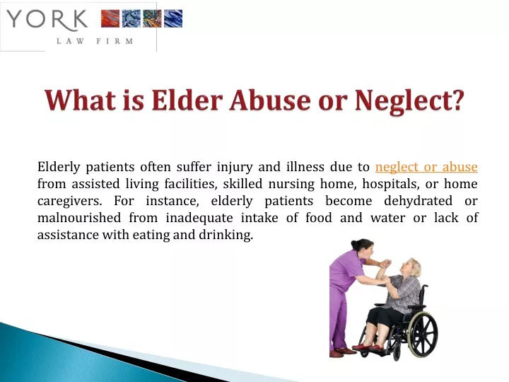 what is elder abuse or neglect