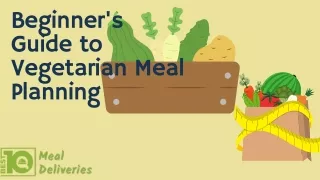 The Beginner's Guide to Vegetarian Meal Planning