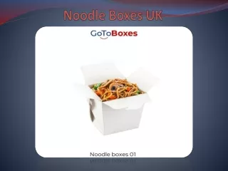Noodle Boxes UK