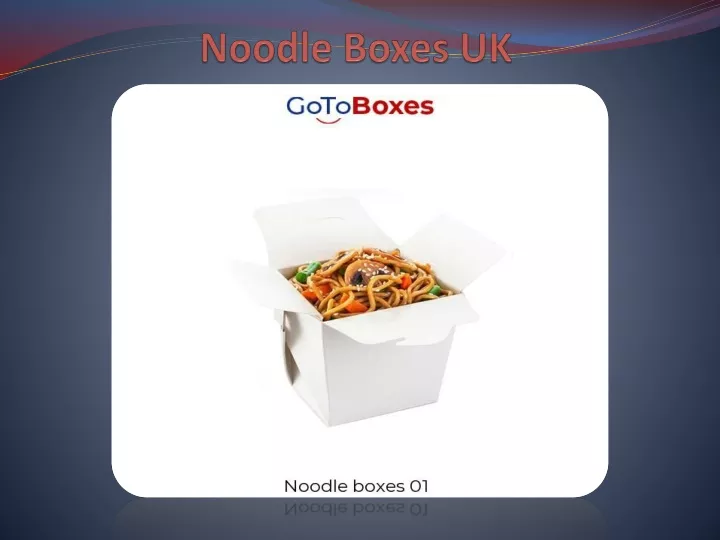 noodle boxes uk