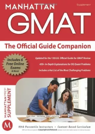 EBOOK Official Guide Companion Manhattan Prep Supplement