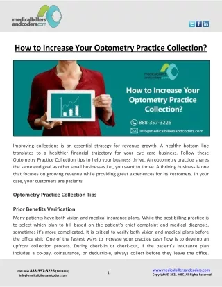how to increase your optometry practice collection