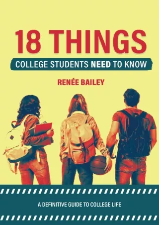 READ 18 Things College Students Need to Know