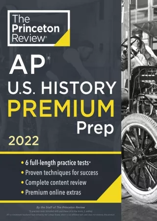 READ Princeton Review AP U S History Premium Prep 2022 6 Practice Tests