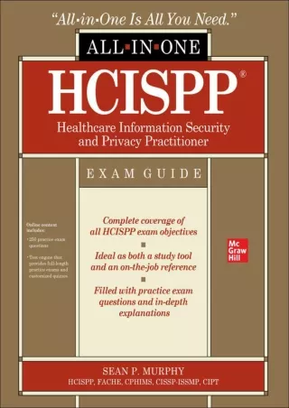 DOWNLOAD HCISPP HealthCare Information Security and Privacy Practitioner All in One