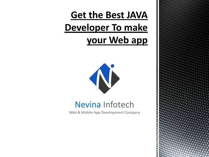 get the best java developer to make your web app