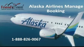 Alaska Airlines Manage Booking