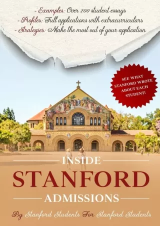 EBOOK Inside Stanford Admissions