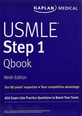 READ USMLE Step 1 Qbook