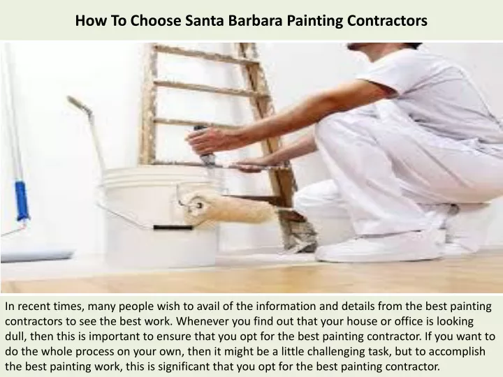 how to choose santa barbara painting contractors