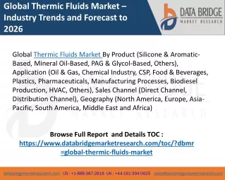 Thermic Fluids Market