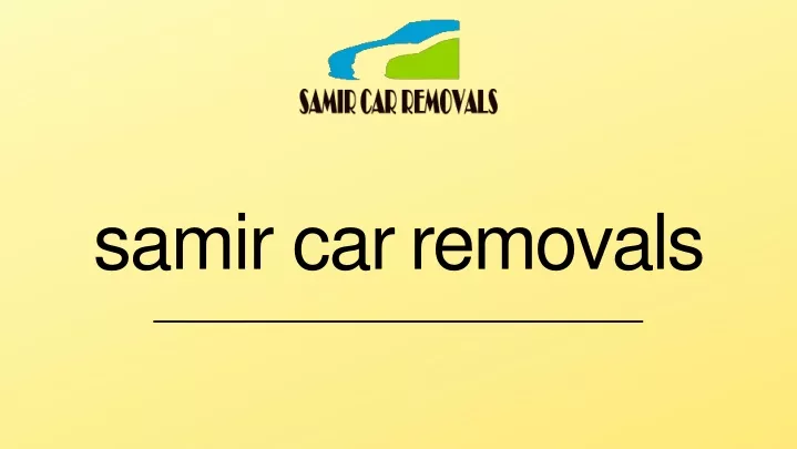 samir car removals