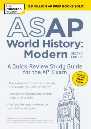 EPUB ASAP World History Modern 2nd Edition A Quick Review Study Guide for the AP
