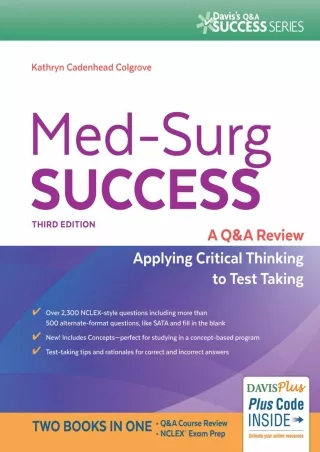 READ Med Surg Success NCLEX Style Q A Review Davis s Q A Success