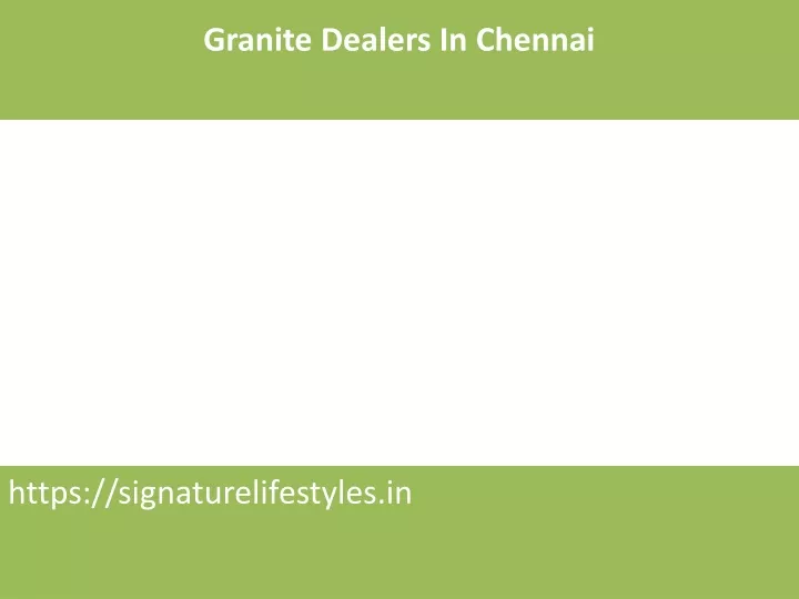 granite dealers in chennai