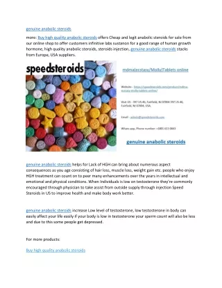 genuine anabolic steroids
