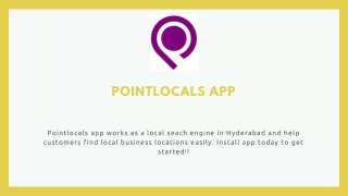 pointlocals app