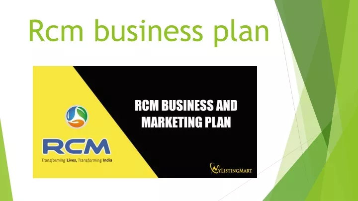 rcm business plan pdf free download