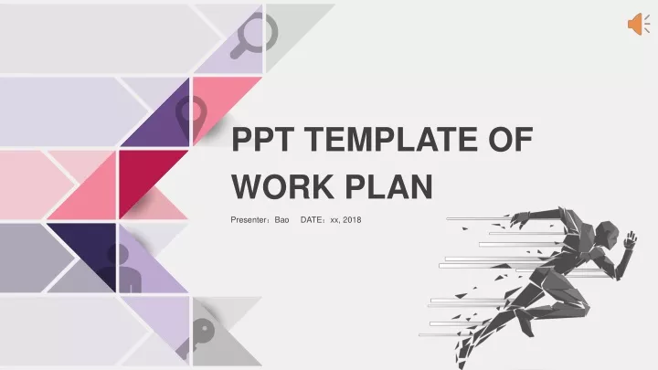 ppt template of work plan