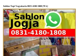 Sablon Topi Yogyakarta Ô8ᣮl.4l8Ô.l8Ô8(whatsApp)